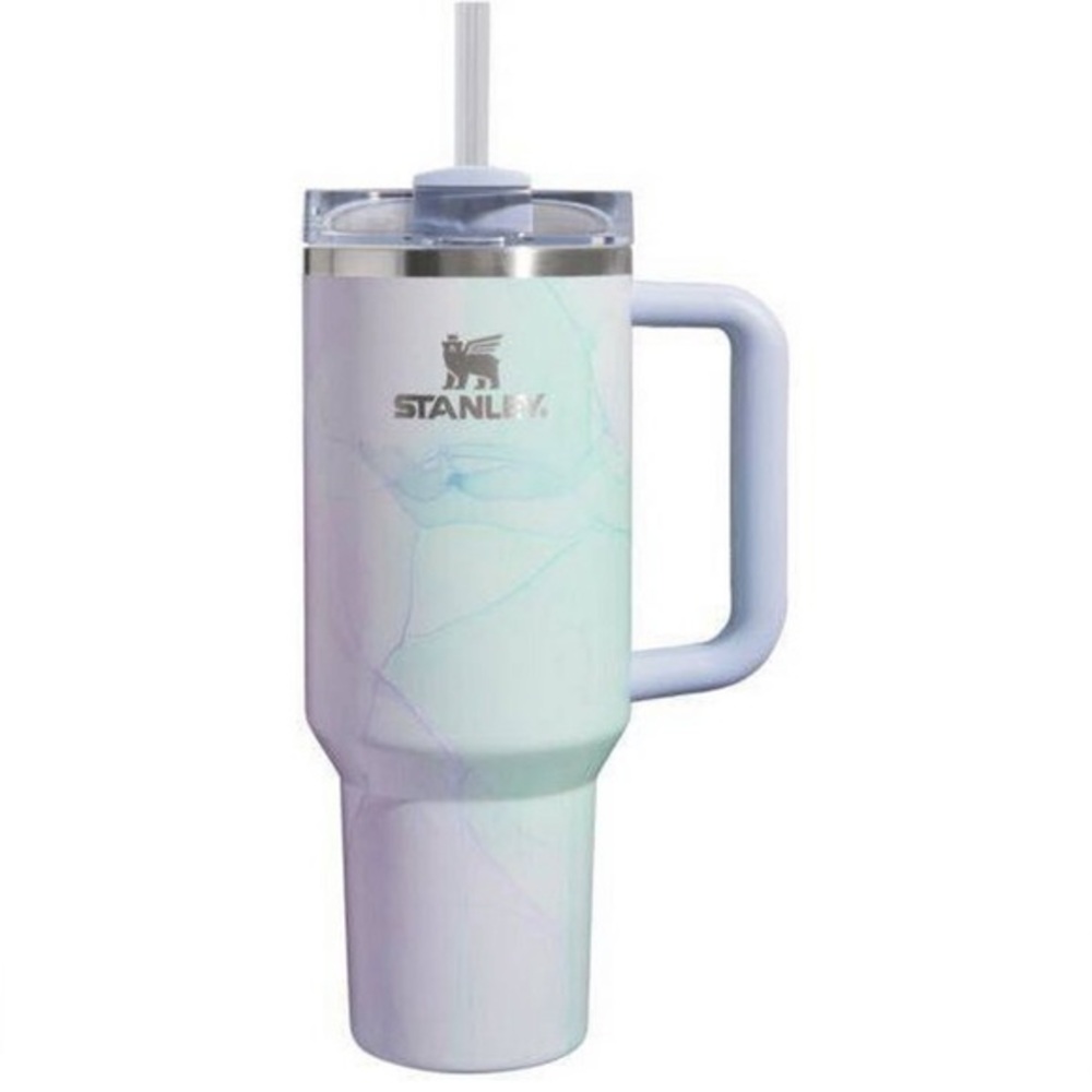 NWT Stanley 40oz stainless steel H2.0 flowstate quencher tumbler watercolor DUSK - Picture 1 of 3